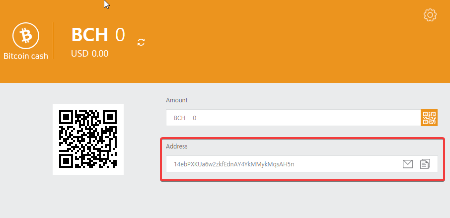 Kasse BCH Legacy Address